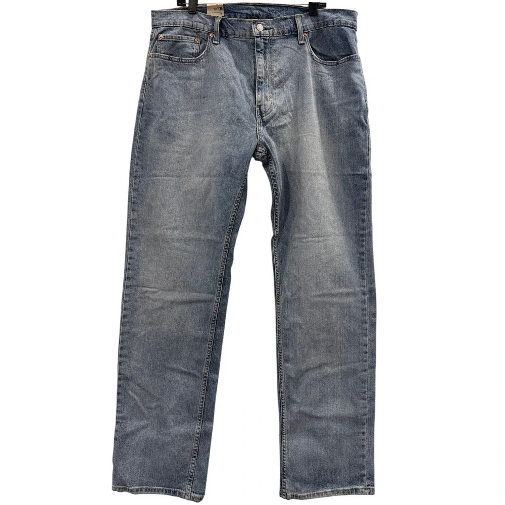 Levi's 559 Relaxed Straight Jeans Mens 38x34 Blue Denim Stretch 00559-0603